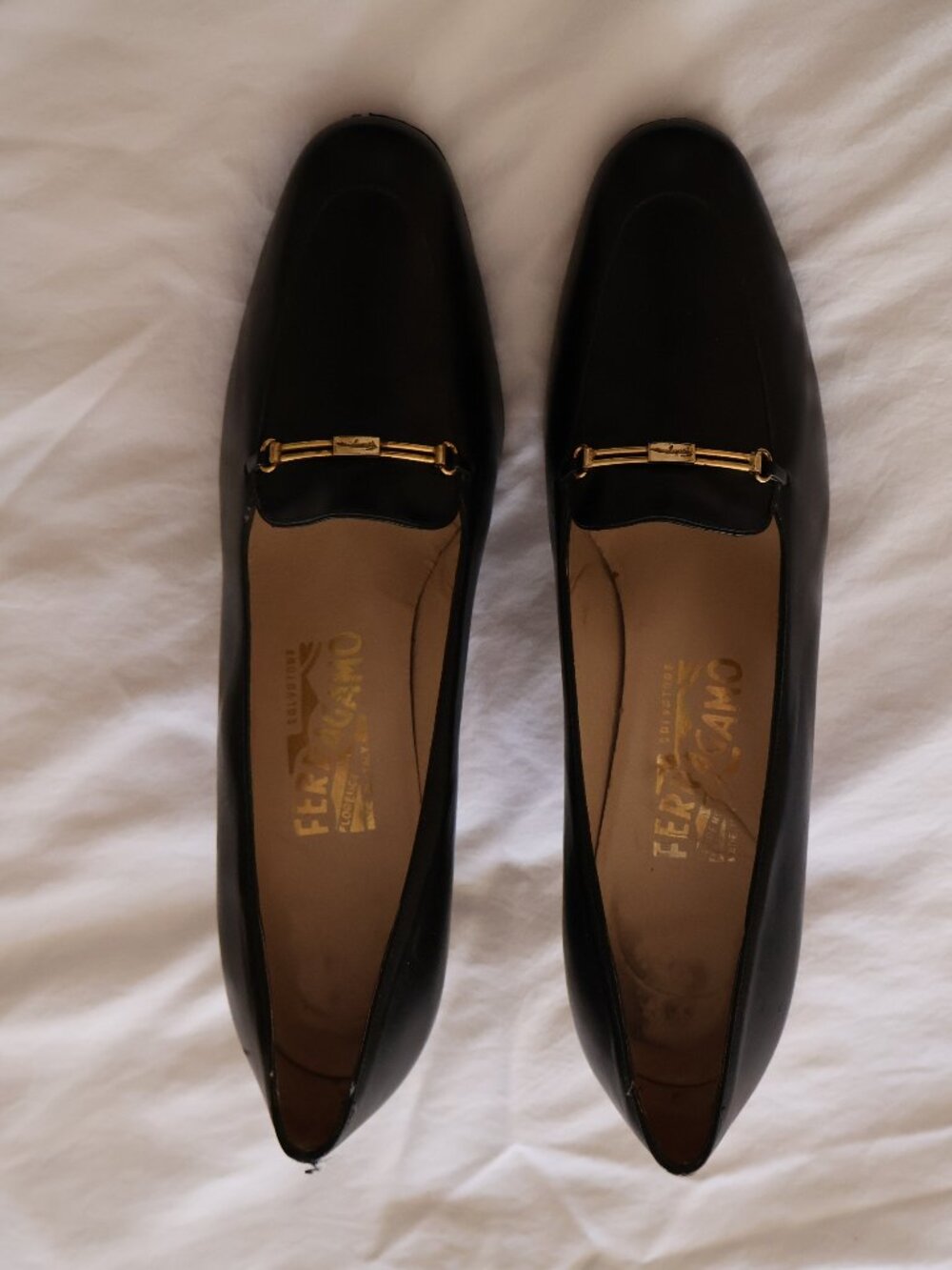 Salvatore Ferragamo Italian Leather Heels – Women’s Size 10 (Runs Very Narrow)